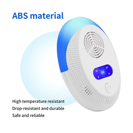 Ultrasonic plug-in pest repeller device for mice, mosquitoes, spiders and insects indoor home pest control-1