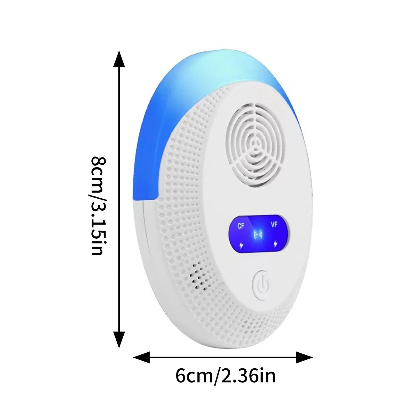 Ultrasonic plug-in pest repeller device for mice, mosquitoes, spiders and insects indoor home pest control-2