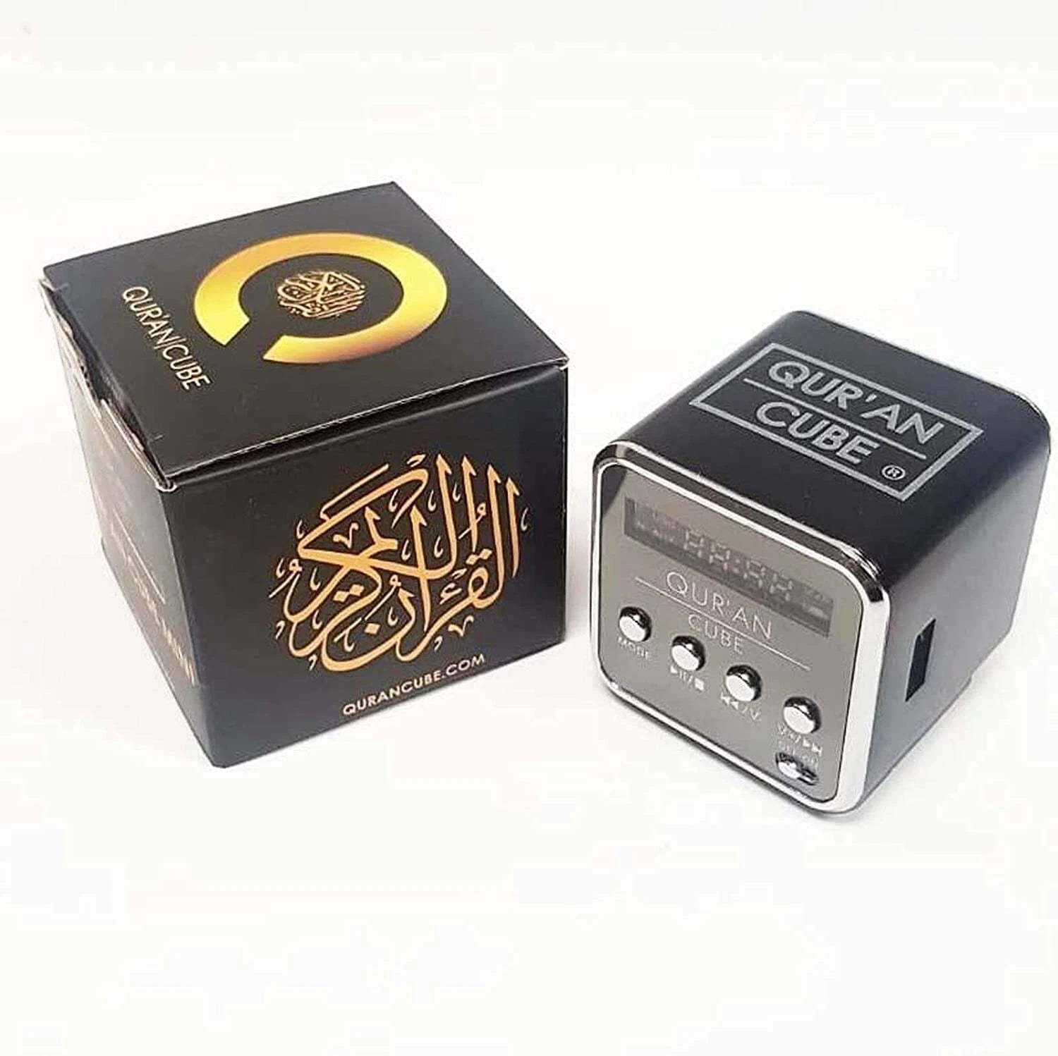 Portable mini digital Quran speaker with Sheikh Sudais recitation and remote control for Islamic audio listening