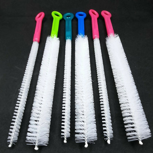 2 piece nylon spiral cleaning brushes for pipes bottles and sink drains flexible long reach cleaning tool set-1