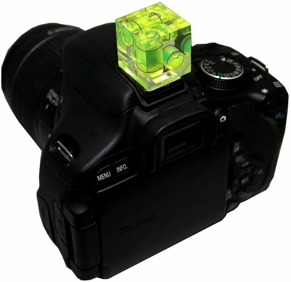 3 axis triple bubble spirit level for DSLR camera hot shoe mount ensuring accurate leveling for photography and video-2