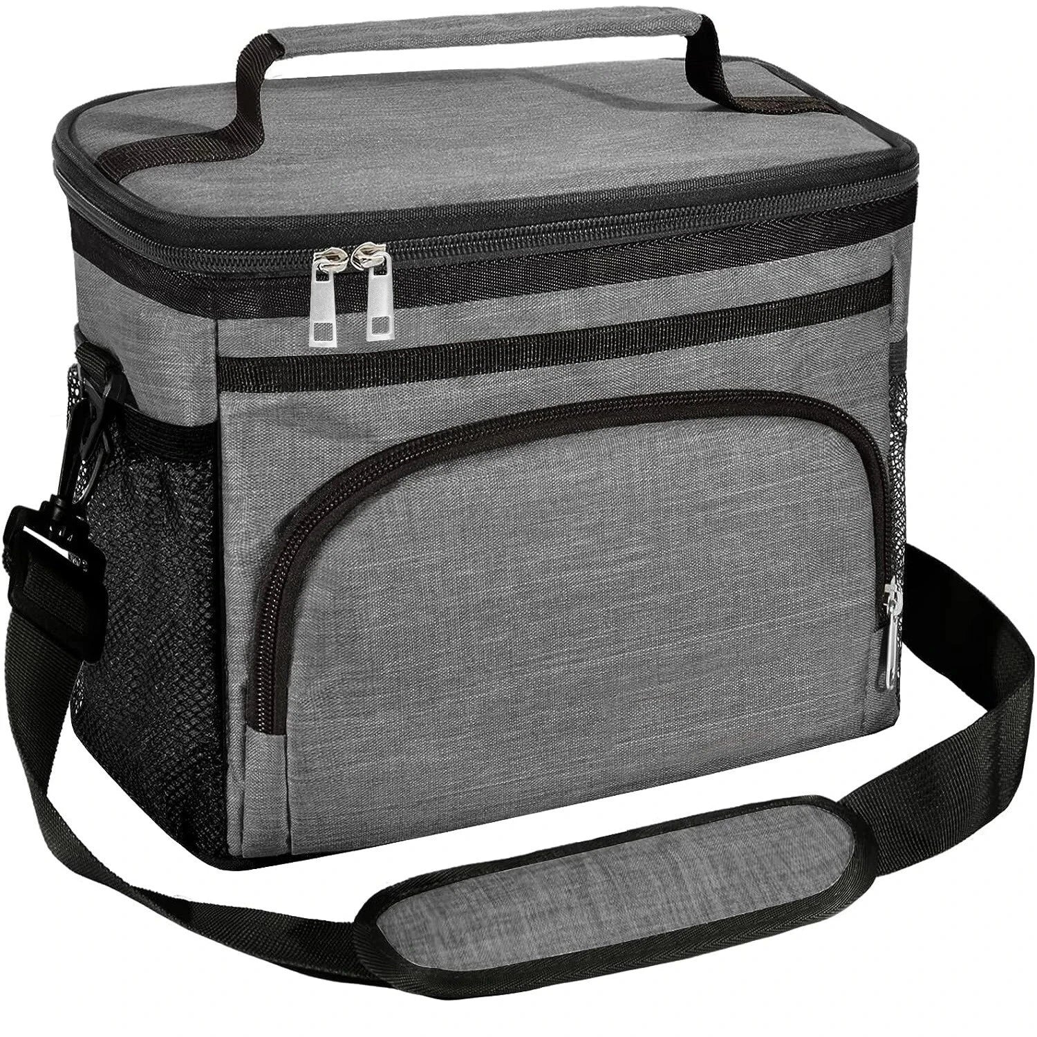 Thermal insulated lunch bag cooler bag for adults and kids food storage hot cold lunch box UK-1
