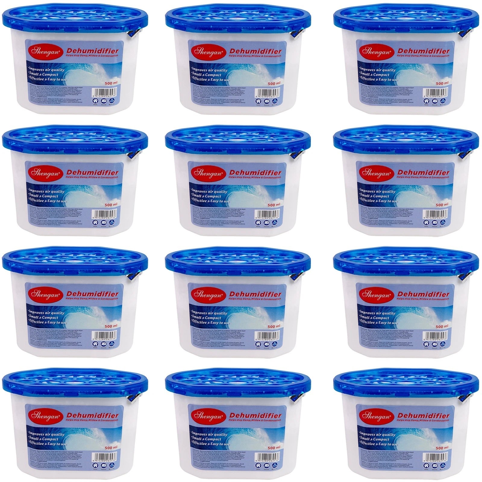 20 pack dehumidifier damp traps for removing moisture mould and mildew in home and caravan storage areas