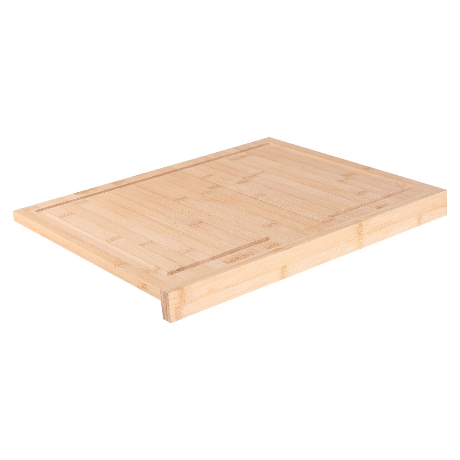 Bamboo counter edge chopping board wooden kitchen cutting board for food preparation and serving-2