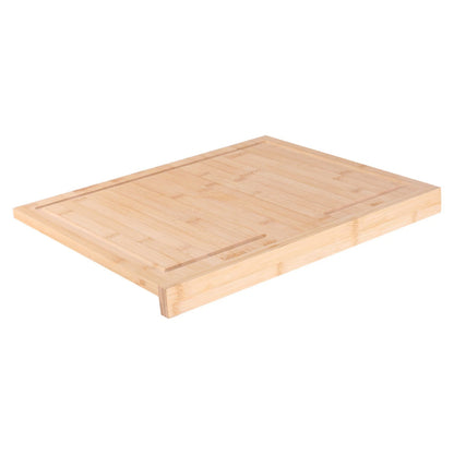Bamboo counter edge chopping board wooden kitchen cutting board for food preparation and serving-2