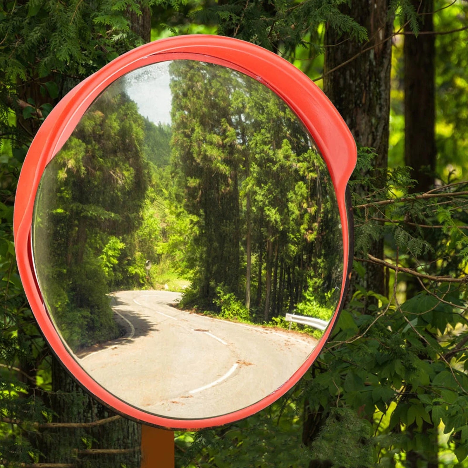 60CM wide angle convex blind spot mirror for driveway road and traffic safety security visibility