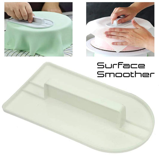 Cake decorating smoother scraper tool for icing fondant buttercream and pastry baking edge finishing-1