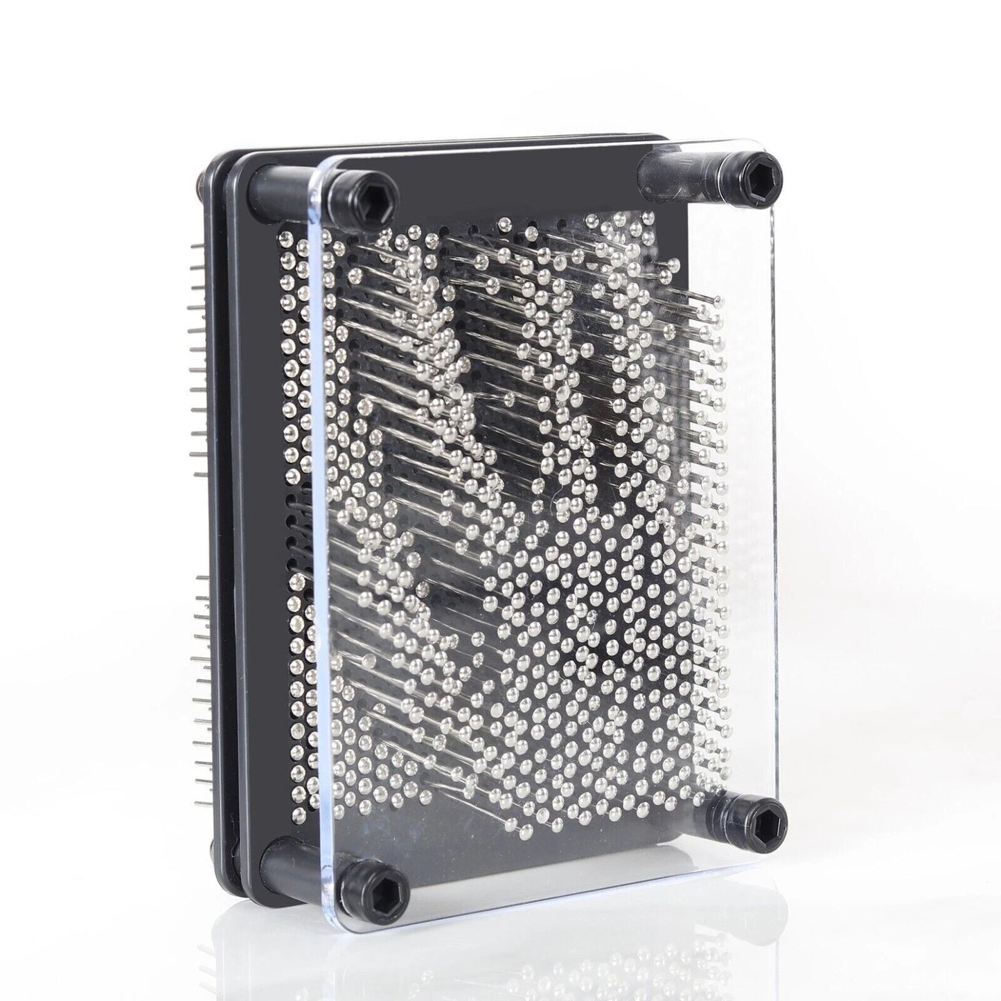 3D metal pin art impression toy desk gadget frame for creative shapes stress relief and office decoration