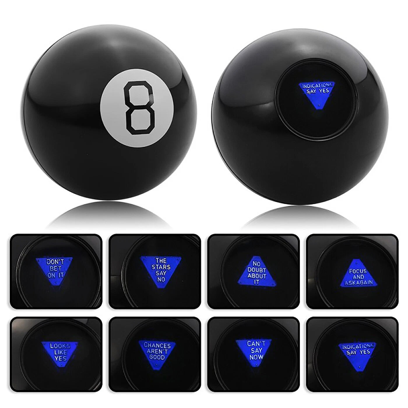 Retro magic 8 ball fortune teller toy decision making desk gadget gift novelty entertainment-2