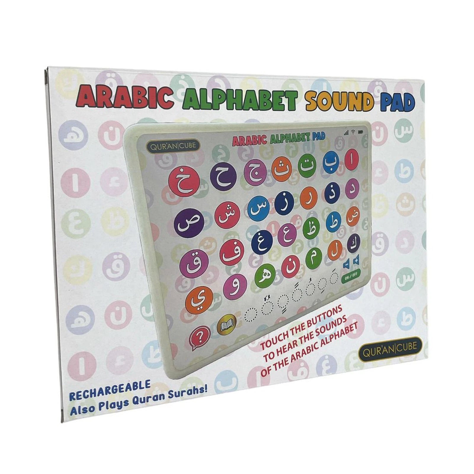 Arabic alphabet sound learning tablet for kids educational talking toy reading and pronunciation practice UK-2