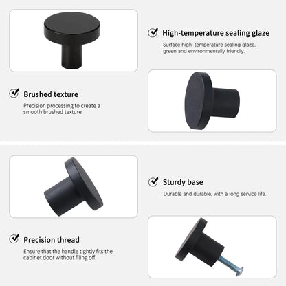 10 piece cabinet door knob set for cupboard drawer furniture kitchen and DIY replacement handles UK-5