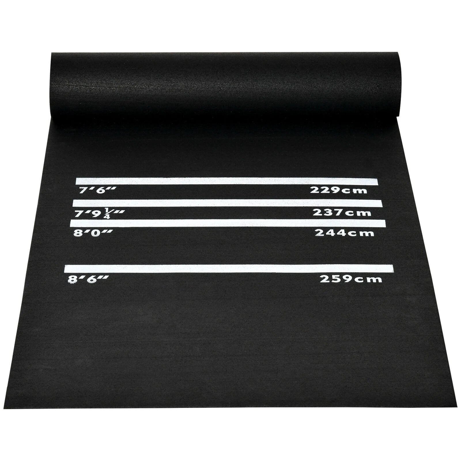 Rubber professional dart mat with marked throwing distances for darts games-10