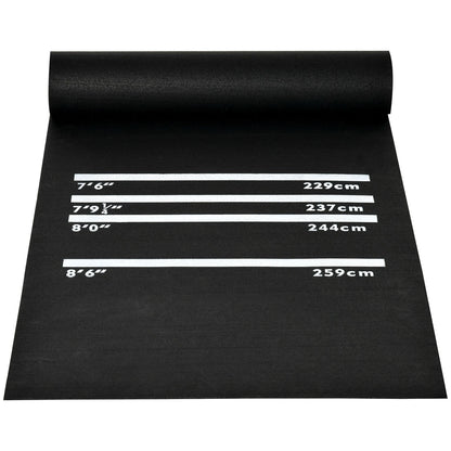 Rubber professional dart mat with marked throwing distances for darts games-10