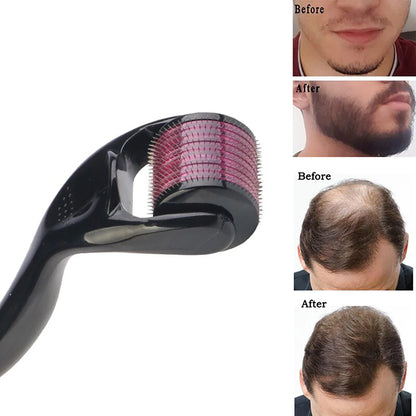 540 titanium micro needle derma roller for beard hair growth and skin care-8
