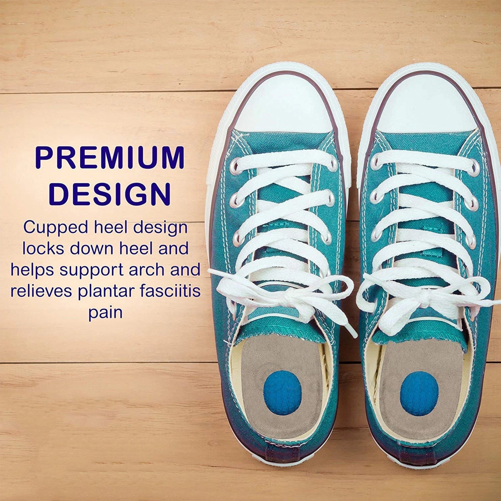 Gel heel inserts shoe pads for plantar fasciitis and foot pain relief support-3

