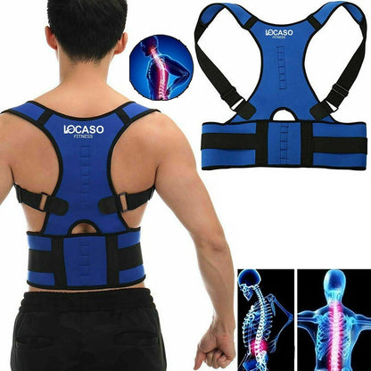 Magnetic Back Support Belt | Lumbar Posture Corrector | Shoulder & Back Pain Relief