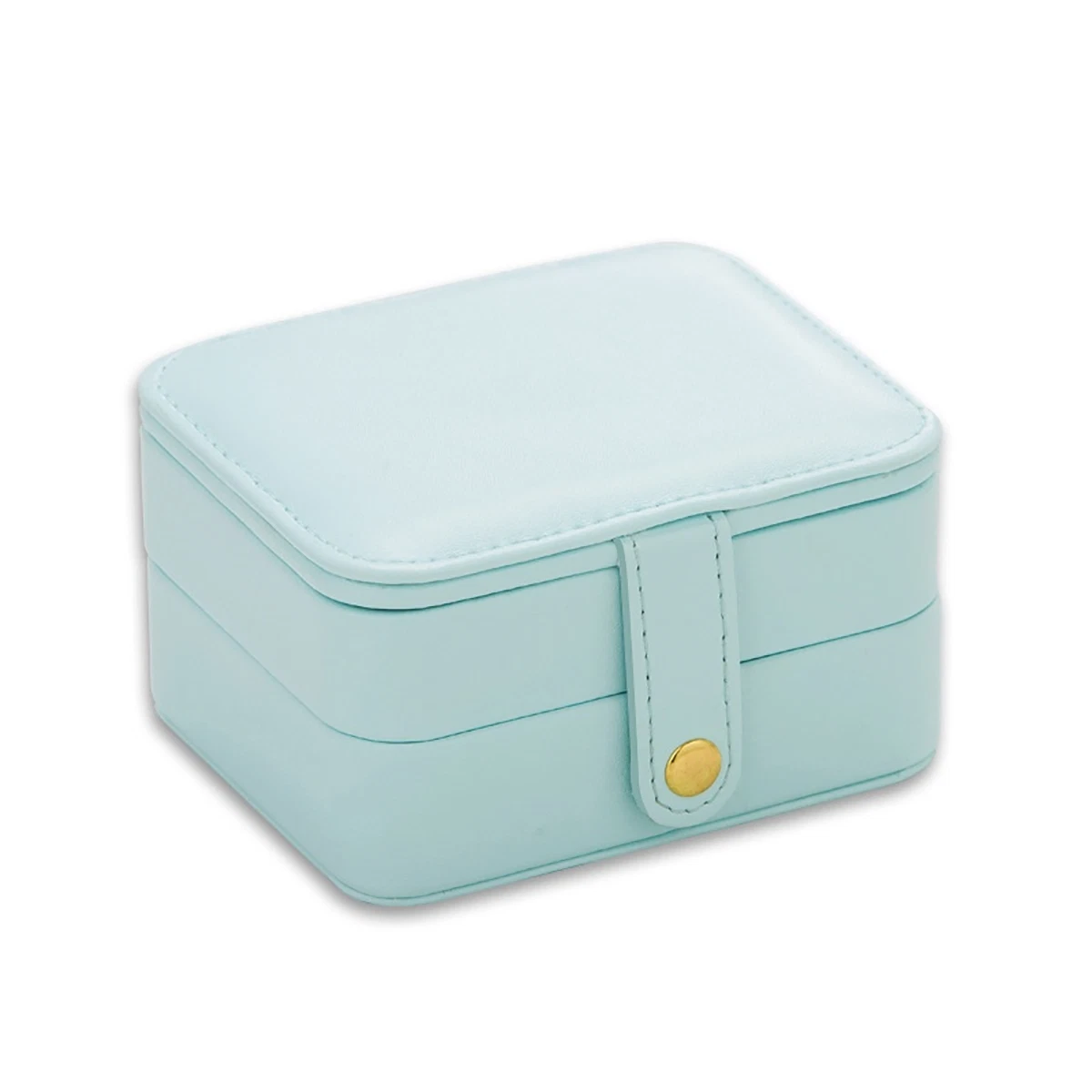 2 Layers Jewellery Boxes Storage Case Drawer Cabinet | Compact Jewelry Organizer for Earrings, Necklaces & Rings | Home & Travel Use