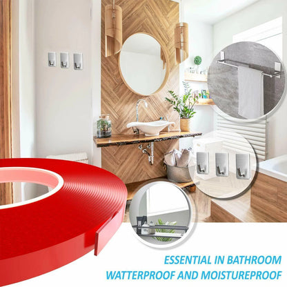 3M nano double sided strong adhesive tape roll used for mounting and reusable sticky fixing on wall and surfaces-2