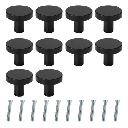 10 piece cabinet door knob set for cupboard drawer furniture kitchen and DIY replacement handles UK-2