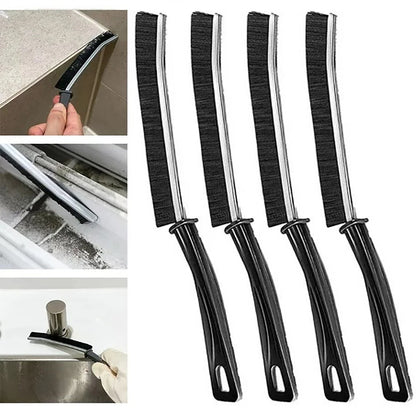 Premium Recess Crevice Cleaning Brush Household Grout Cleaning Brush Tool UK | Hard Bristle Gap & Corner Scrubbing Brush