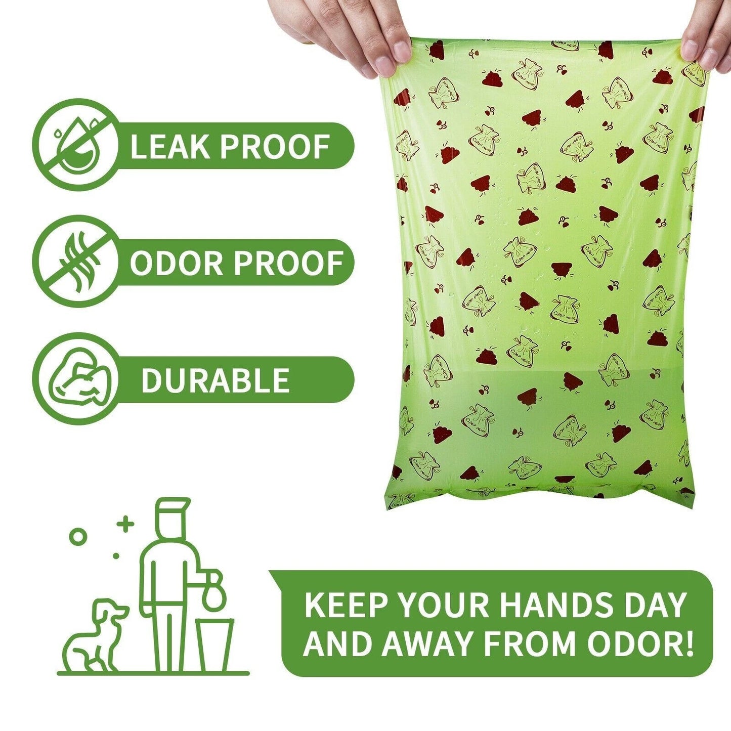 240 extra thick biodegradable dog poo bags with leak proof design and free dispenser for hygienic pet waste disposal-4