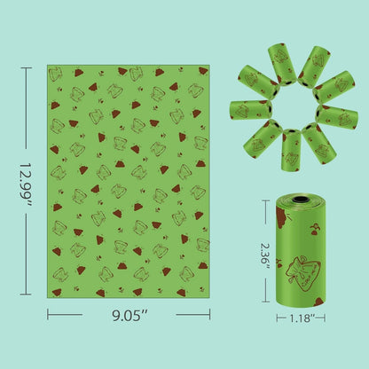 240 extra thick biodegradable dog poo bags with leak proof design and free dispenser for hygienic pet waste disposal-6