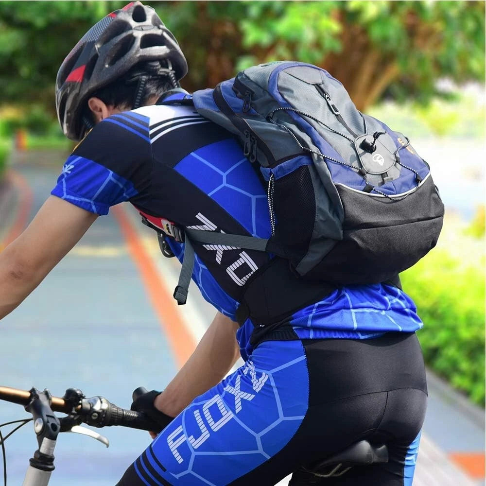 15L hydration backpack bag with all weather cover for running hiking biking climbing and outdoor adventure activities-5