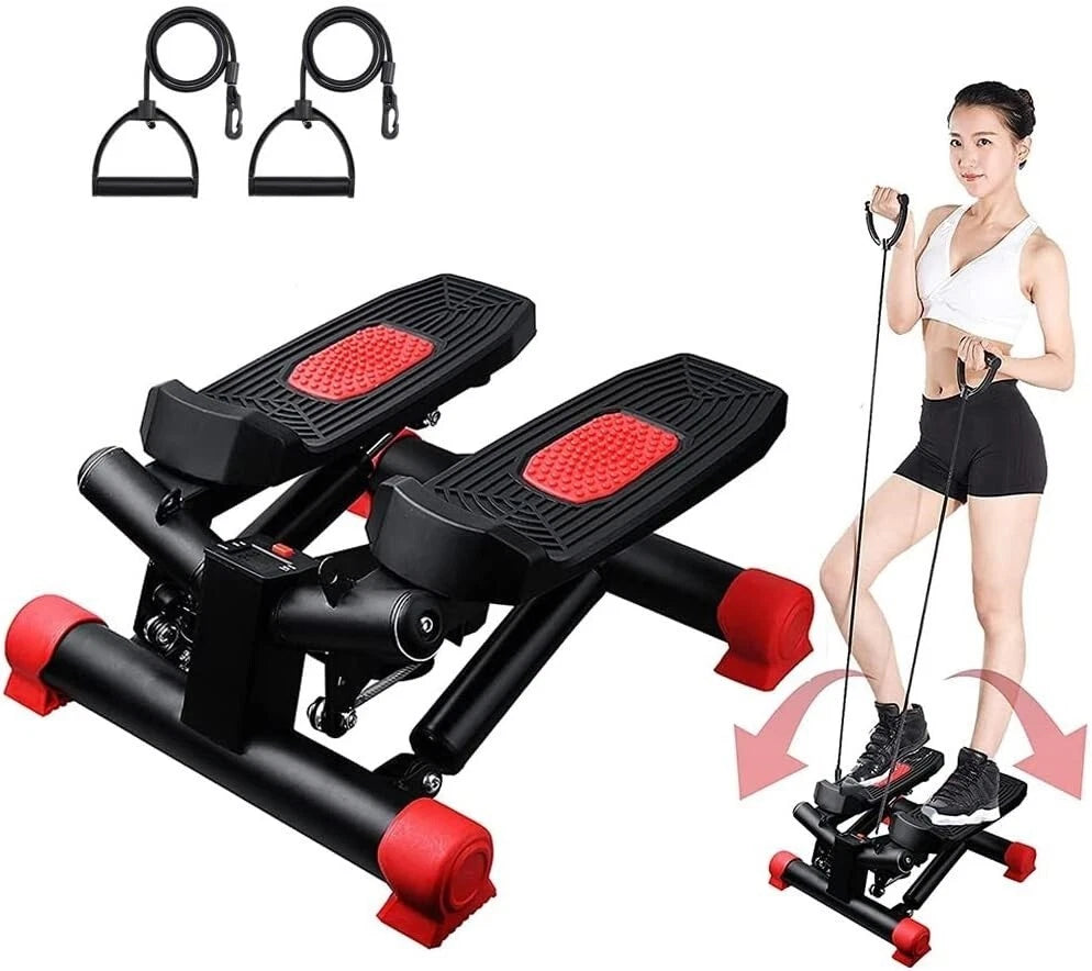 Mini stepper fitness exercise machine for leg arm thigh aerobic cardio workouts and compact home gym training-1