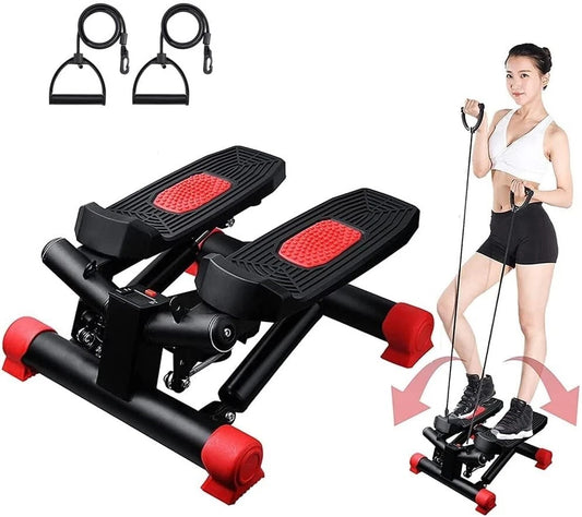 Mini stepper fitness exercise machine for leg arm thigh aerobic cardio workouts and compact home gym training-1