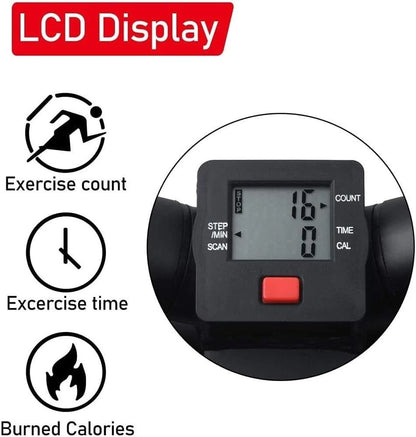 Mini stepper fitness exercise machine for leg arm thigh aerobic cardio workouts and compact home gym training-5