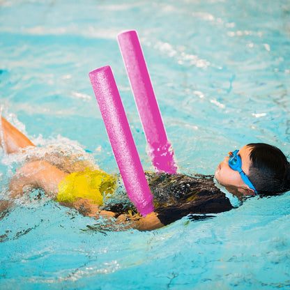 2 pack flexible swimming pool noodles float aid woggle logs for pool exercise swimming fun and water activities UK-7