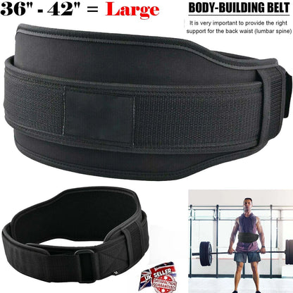 Weight Lifting Belt | Lower Back Support | Gym Training & Fitness