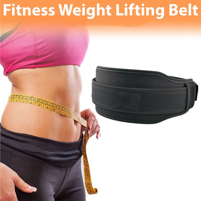 Neoprene weight lifting belt with lumbar back support for gym training and fitness workouts-1