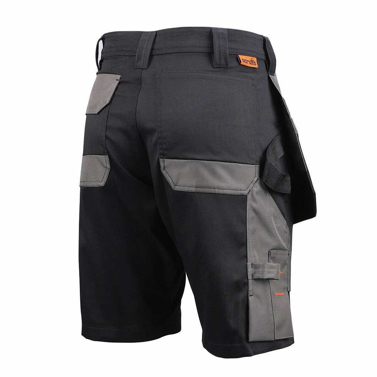 Scruffs Worker Plus holster shorts black, view 2