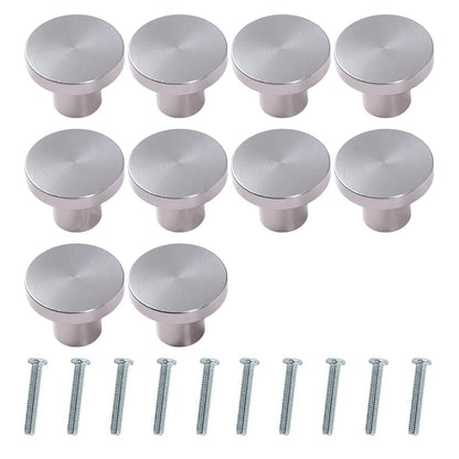 10 piece cabinet door knob set for cupboard drawer furniture kitchen and DIY replacement handles UK-3