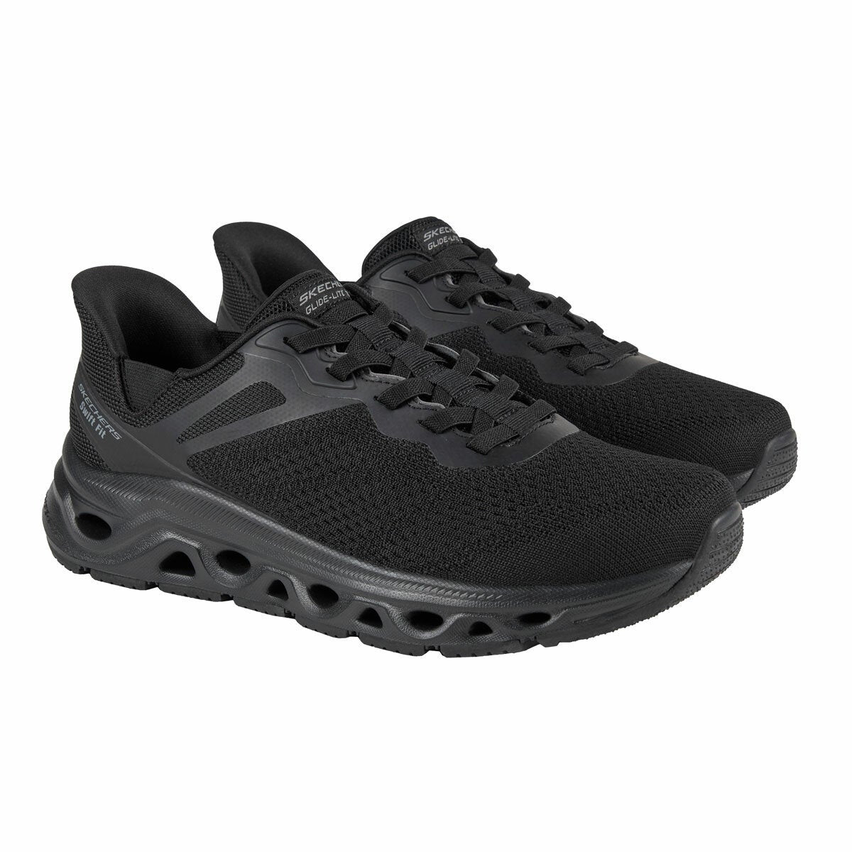 Skechers men's Glide-Step Swift Fit hands-free trainer, view 2