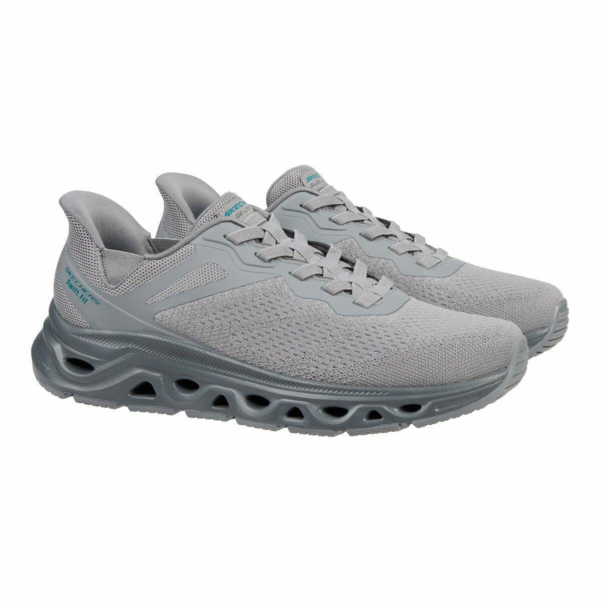 Skechers men's Glide-Step Swift Fit hands-free trainer, view 4