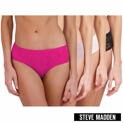 Steve Madden women's lace briefs five pack, main view