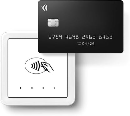SumUp Solo touchscreen card reader with charging station, free SIM card, unlimited mobile data, and contactless payment support.
