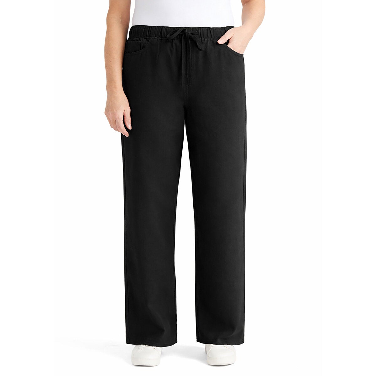 Teddi Rose women's wide leg pull on trousers, view 2
