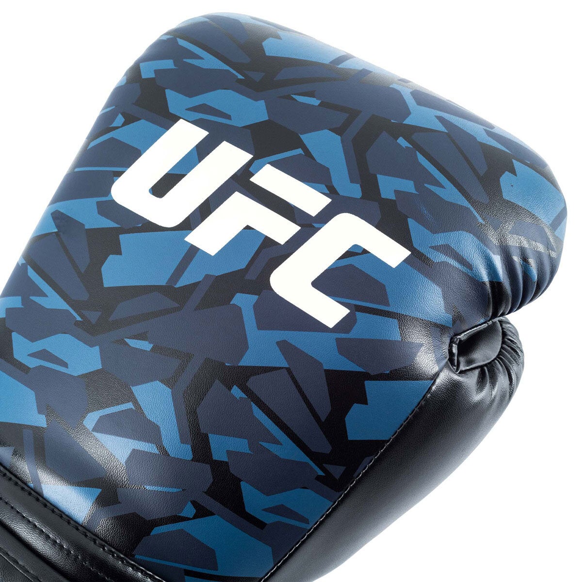 UFC Octagon camo boxing gloves with hand wraps, view 2