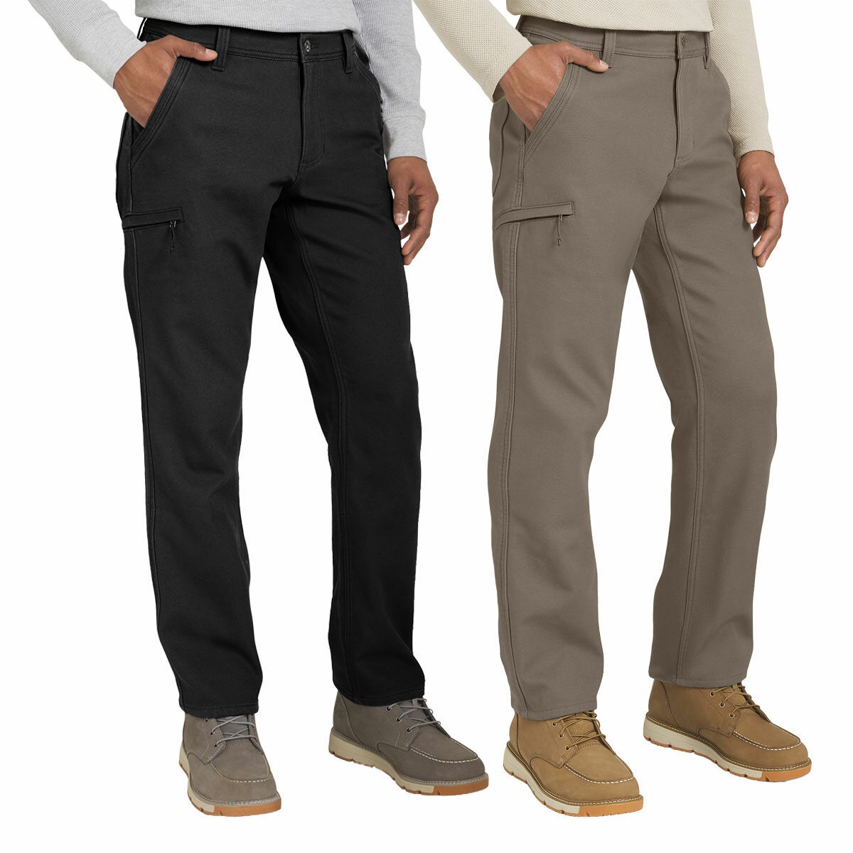 Weatherproof Vintage men's Alderwood fleece lined trousers, main view