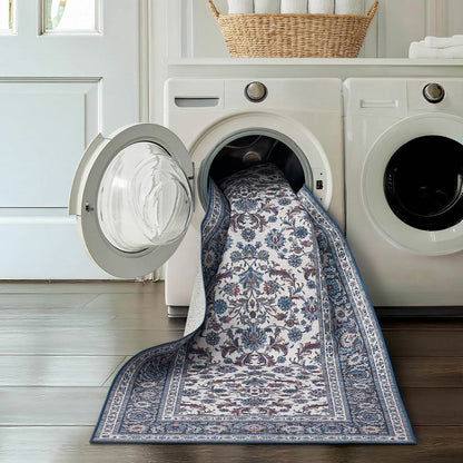 Wyatt and Ash washable chenille runner and rug, view 4
